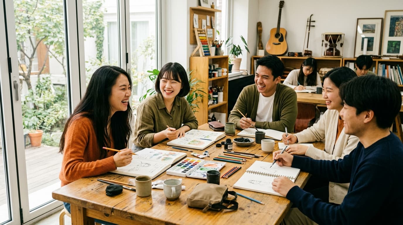 多国青年文化艺术工作坊交流